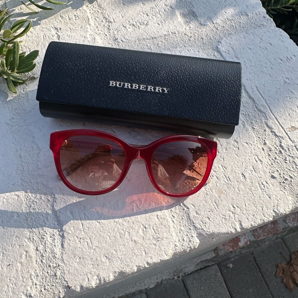 Burberry Vibrant Red Sunglasses